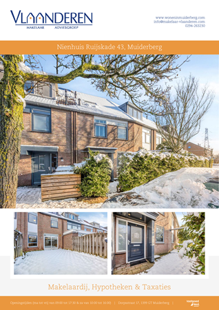 Brochure preview - Nienhuis Ruijskade 43, 1399 KA MUIDERBERG (1)