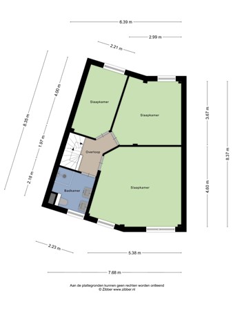Floorplan - Nienhuis Ruijskade 43, 1399 KA Muiderberg