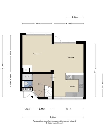 Floorplan - Nienhuis Ruijskade 78, 1399 HK Muiderberg