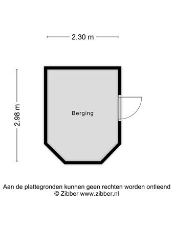 Floorplan - Tesselschadelaan 97, 1399 KV Muiderberg