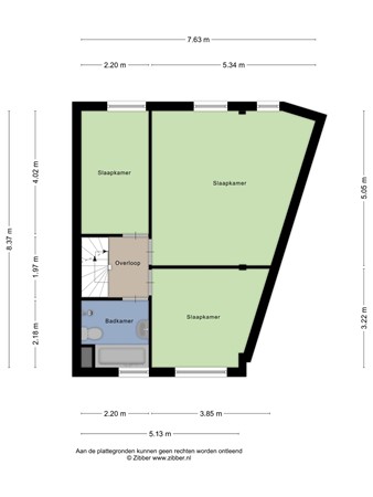 Floorplan - Waterhoen 5, 1399 KG Muiderberg