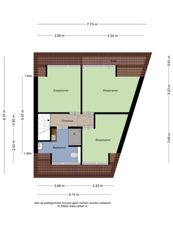 Floorplan - Waterhoen 5, 1399 KG Muiderberg