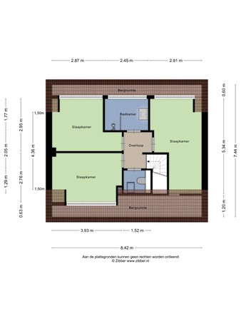 Floorplan - Gerard Doulaan 29, 1399 ES Muiderberg