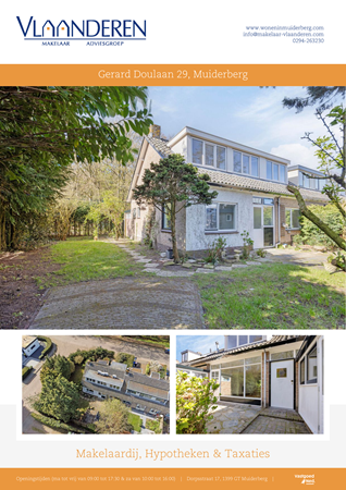 Brochure preview - Gerard Doulaan 29, 1399 ES MUIDERBERG (1)