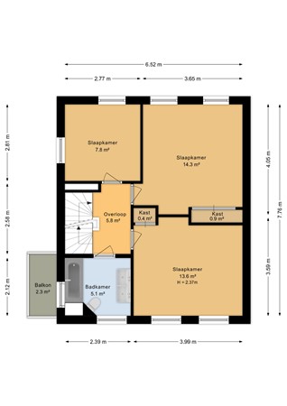 Bachstraat 40, 6661 CV Elst - 