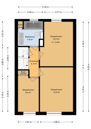 Alkmaarsingel 210, 6843 WR Arnhem - 