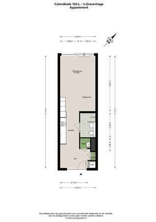 Calandkade 162L, 2521 AA Den Haag - Calandkade 162-L - 's-Gravenhage - Appartement - 2D.jpg