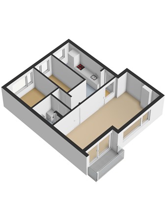 Bosstraat 28, 3743 GA Baarn - 3D_Appartement.jpg