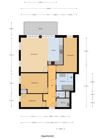 Mozartweg 56F, 3816 LT Amersfoort - Appartement.jpg