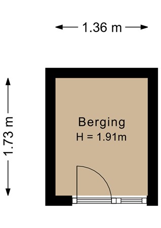 Korhoenlaan 28, 3704 ER Zeist - Berging 1 - 2D.jpg