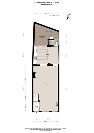1e Binnenvestgracht 16, 2312 BB Leiden - 1e binnenvestgracht 16 - Leiden - Begane_grond - 2D.jpg