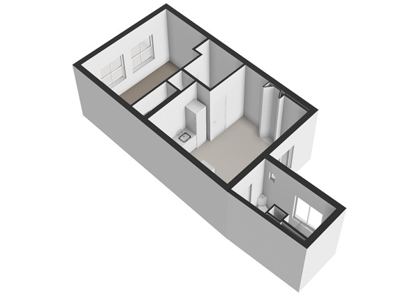 1e Binnenvestgracht 16, 2312 BB Leiden - 1e binnenvestgracht 16 - Leiden - 1e_verdieping - 3D  _3.jpg