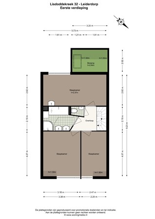 Lisdoddekreek 32, 2353 JR Leiderdorp - Lisdoddekreek 32 - Leiderdorp - 1e_verdieping - 2D.jpg