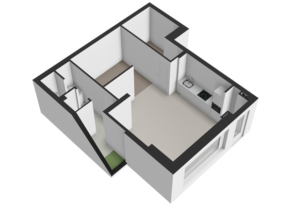 Roomburgerlaan 18, 2313 PS Leiden - Roomburgerlaan 18-B - Leiden - Begane_grond - 3D  _1.jpg
