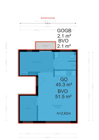 Roomburgerlaan 18A, 2313 PS Leiden - Roomburgerlaan 18-a - Leiden - NEN plattegrond - 2D.jpg