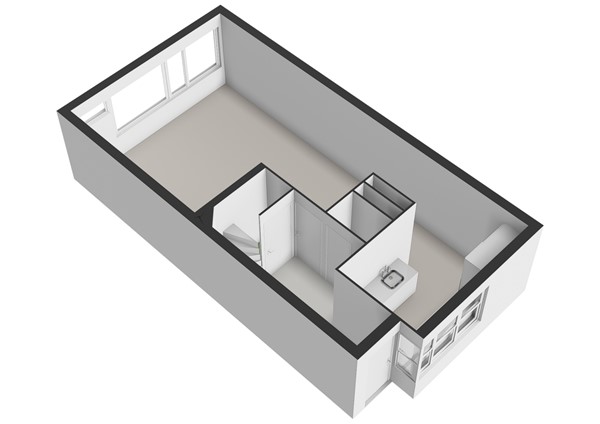 Santhorst 99, 2352 KC Leiderdorp - Santhorst 99 - Leiderdorp - Benedenverdieping - 3D  _4.jpg