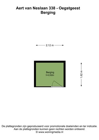Aert van Neslaan 338, 2341 HN Oegstgeest - Aert van Neslaan 338 - Oegstgeest - Berging - 2D.jpg