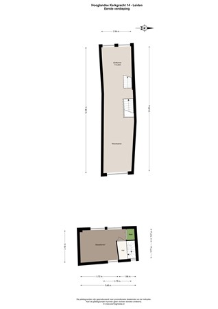 Hooglandse Kerkgracht 14, 2312 HT Leiden - Hooglandse Kerkgracht 14 - Leiden - 1e_verdieping - 2D.jpg
