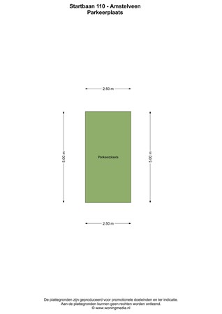 Startbaan 110, 1187 XR Amstelveen - Startbaan 110 - Amstelveen - Parkeerplaats - 2D.jpg