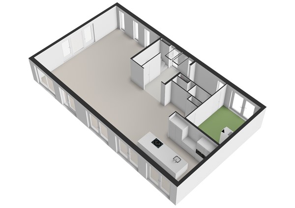 Laan Van Zwethof 12, 2381 DK Zoeterwoude - Laan van Zwethof 12 - Zoeterwoude - Begane_grond - 3D  _1.jpg