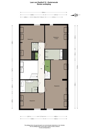 Laan Van Zwethof 12, 2381 DK Zoeterwoude - Laan van Zwethof 12 - Zoeterwoude - 1e_verdieping - 2D.jpg