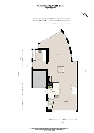 Johanna Westerdijkstraat 54, 2331 MZ Leiden - Johanna Westerdijkstraat 54 - Leiden - Begane_grond - 2D.jpg