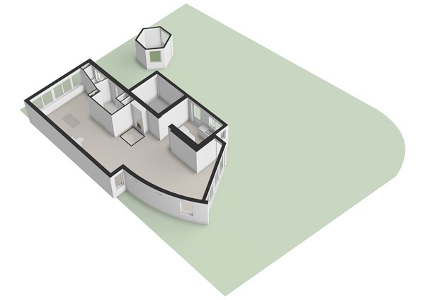 Johanna Westerdijkstraat 54, 2331 MZ Leiden - Johanna Westerdijkstraat 54 - Leiden - Perceeltekening - 3D  _7.jpg