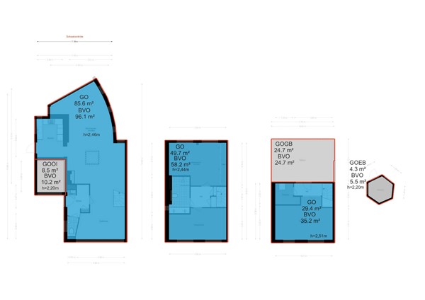 Johanna Westerdijkstraat 54, 2331 MZ Leiden - Johanna Westerdijkstraat 54 - Leiden - NEN plattegrond - 2D.jpg