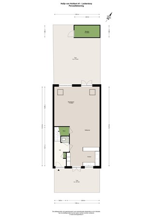 Hofje Van Holtlant 41, 2352 GE Leiderdorp - Hofje van Holtlant 41 - Leiderdorp - Perceeltekening - 2D.jpg