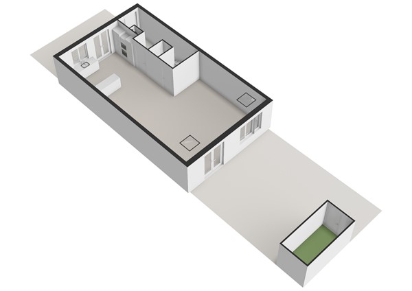 Hofje Van Holtlant 41, 2352 GE Leiderdorp - Hofje van Holtlant 41 - Leiderdorp - Perceeltekening - 3D  _1.jpg