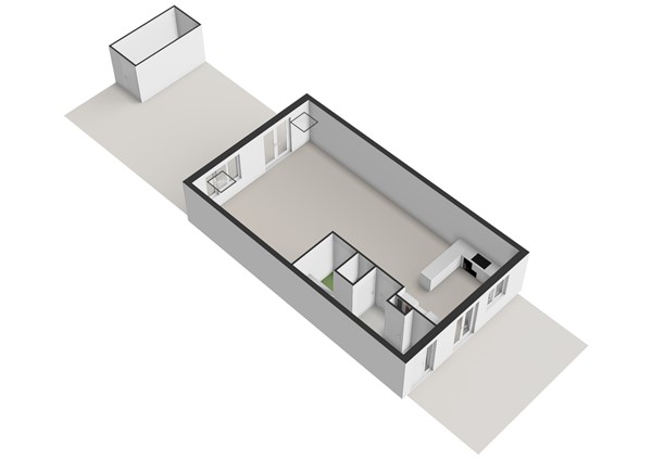 Hofje Van Holtlant 41, 2352 GE Leiderdorp - Hofje van Holtlant 41 - Leiderdorp - Perceeltekening - 3D  _2.jpg