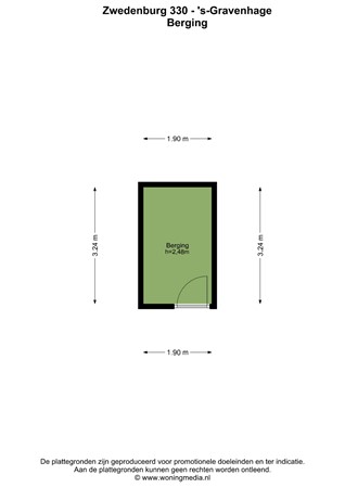 Zwedenburg 330, 2591 BN Den Haag - Zwedenburg 330 - 's-Gravenhage - Berging - 2D.jpg