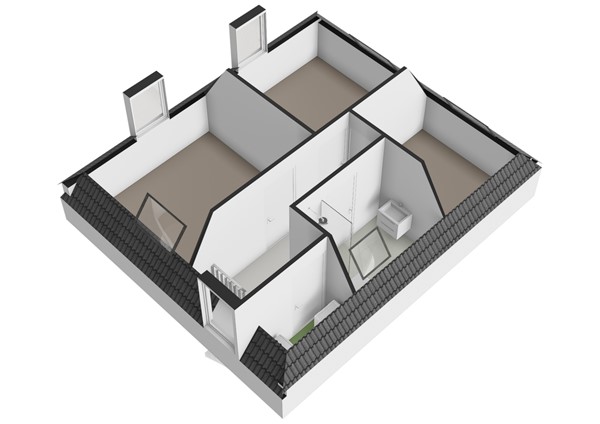 Groenhazengracht 2, 2311 VT Leiden - Groenhazengracht 2 - Leiden - 2e_verdieping - 3D  _5.jpg