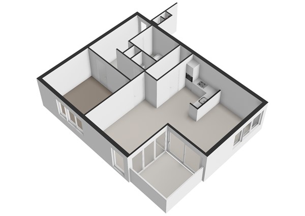 Julius Caesarlaan 100, 2314 BR Leiden - Julius Caesarlaan 100 - Leiden - 1e_verdieping - 3D  _1.jpg