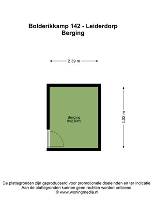 Bolderikkamp 142, 2353 HR Leiderdorp - Bolderikkamp 142 - Leiderdorp - Berging - 2D.jpg