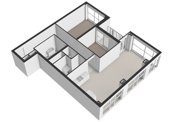 Ananasweg 82, 2321 DC Leiden - Ananasweg 82 - Leiden - Appartement - 3D  _4.jpg