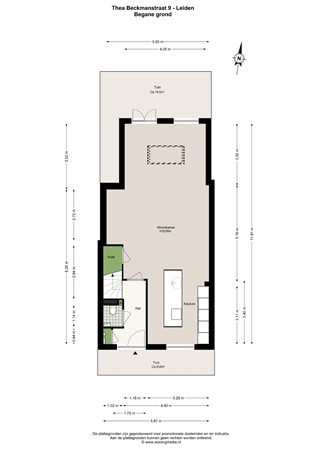 Thea Beckmanstraat 9, 2321 WT Leiden - Thea Beckmanstraat 9 - Leiden - Begane_grond - 2D.jpg