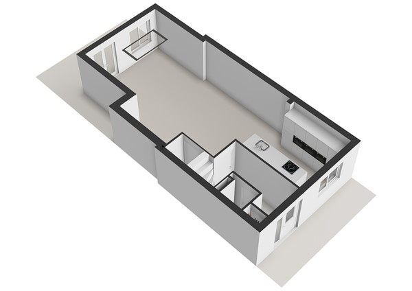 Thea Beckmanstraat 9, 2321 WT Leiden - Thea Beckmanstraat 9 - Leiden - Begane_grond - 3D  _2.jpg