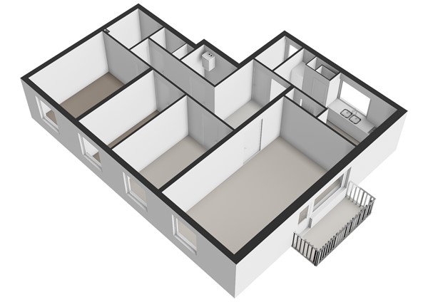 Aert van Neslaan 210, 2341 HK Oegstgeest - Aert van Neslaan 210 - Oegstgeest - 2e_verdieping - 3D  _1.jpg
