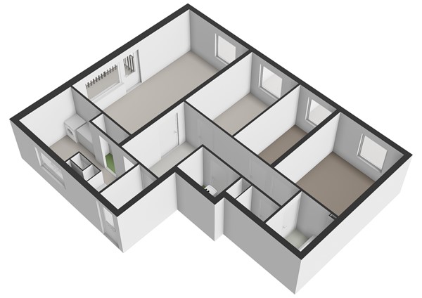 Aert van Neslaan 210, 2341 HK Oegstgeest - Aert van Neslaan 210 - Oegstgeest - 2e_verdieping - 3D  _2.jpg