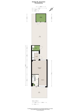 Donklaan 56, 2254 AD Voorschoten - Donklaan 56 - Voorschoten - Perceeltekening.jpg
