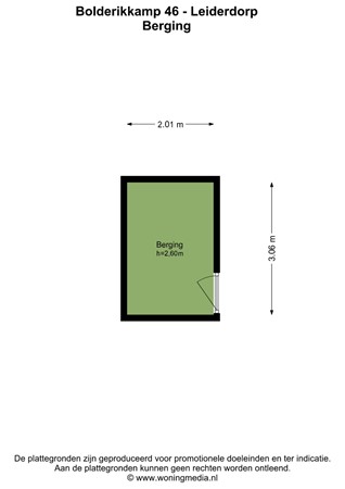 Bolderikkamp 46, 2353 HN Leiderdorp - Bolderikkamp 46 - Leiderdorp - Berging - 2D.jpg