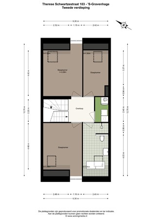 Thérèse Schwartzestraat 103, 2597 XK Den Haag - Therese Schwartzestraat 103 - 'S-Gravenhage - 2e_verdieping - 2D.jpg