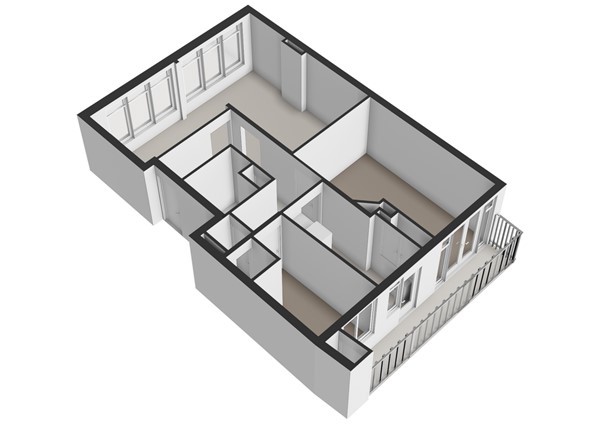 Soestdijksekade 314A, 2574 BR Den Haag - Soestdijksekade 314-A - 's-Gravenhage - 1e_verdieping - 3D  _1.jpg