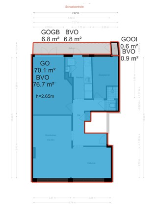 Soestdijksekade 314A, 2574 BR Den Haag - Soestdijksekade 314-A - 's-Gravenhage - NEN plattegrond - 2D.jpg