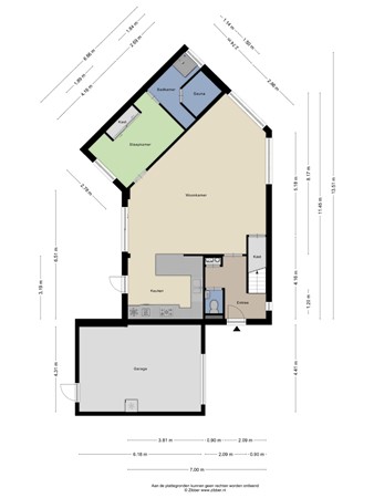 Floorplan - Galgeveld 8, 3705 MB Zeist