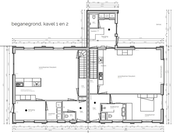 Steenstraat 95A, 5981 AD Panningen - Uitsnede begane grond kavel 1+2.jpg