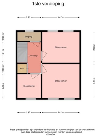 St.Corneliusstraat 5, 6465 BD Kerkrade - Sint Corneliusstraat 5 - 1ste verdieping - Plattegrond.jpg