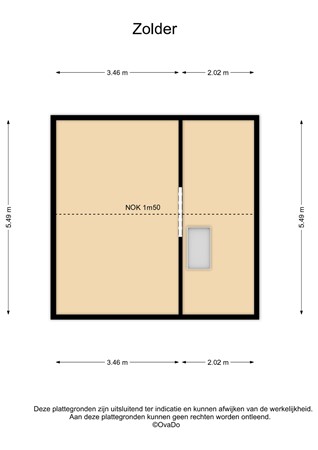 St.Corneliusstraat 5, 6465 BD Kerkrade - Sint Corneliusstraat 5 - Zolder - Plattegrond.jpg