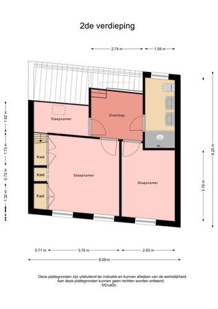 Roermondsestraat 66, 5912 AL Venlo - Roermonderstraat 66 - 2de verdieping - Plattegrond.jpg